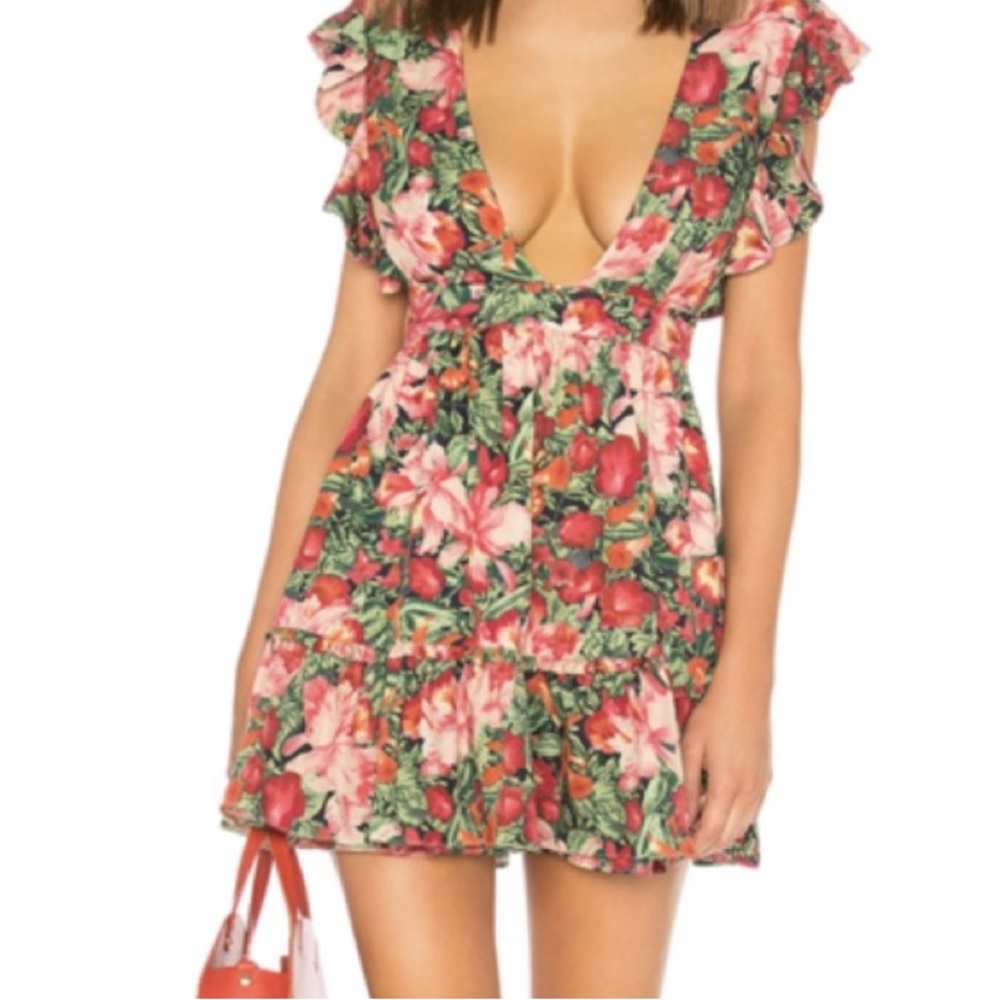 MAJORELLE | Floral Wrap Dress